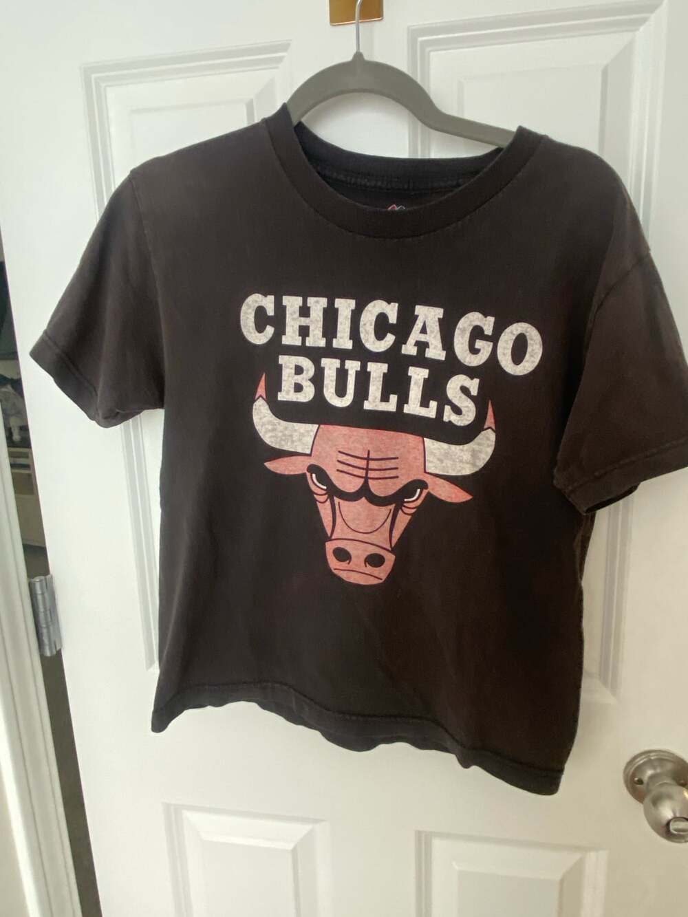 Majestic Athletic Chicago Bulls Derrick Rose #1 Black T-Shirt